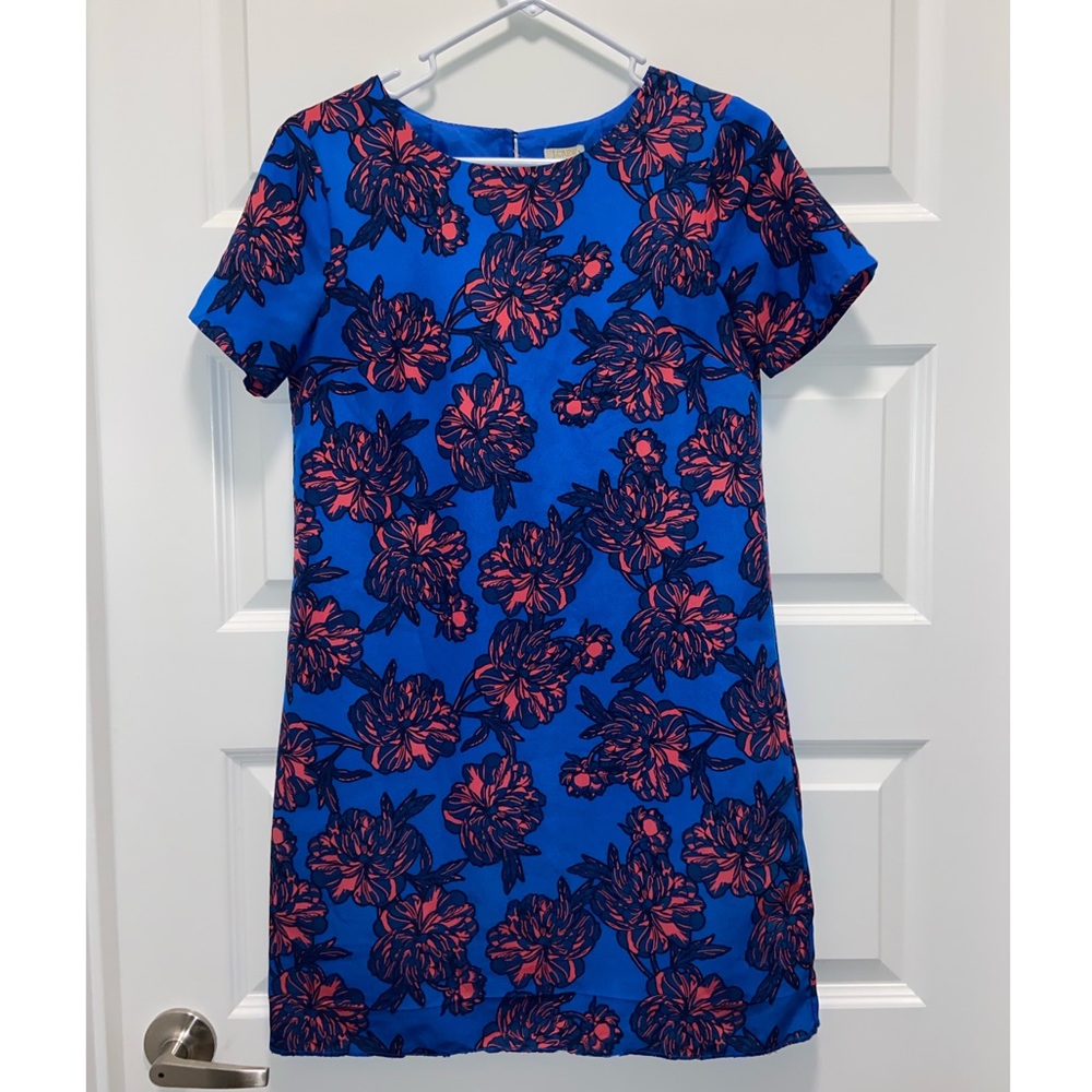 J. Crew Floral Dress Size 4 Petite - Picture 1 of 5